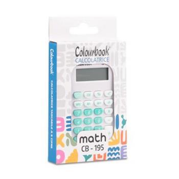 Calcolatrice Math Cb-195 - Verde Acqua  Colourbook 2026 | Libraccio.it