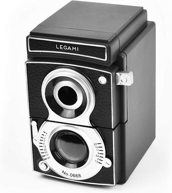 Temperamatite da scrivania fotocamera Legami, Camera - Desktop Pencil Sharpener  	Legami 2023 | Libraccio.it