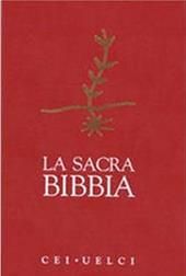 La sacra Bibbia. Ediz. rossa