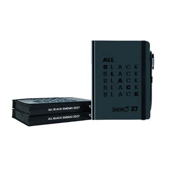 Diario 2026/2027 giornaliero Smemoranda 12 mesi Smemo All Black, 12x16,5  Smemoranda 2026 | Libraccio.it
