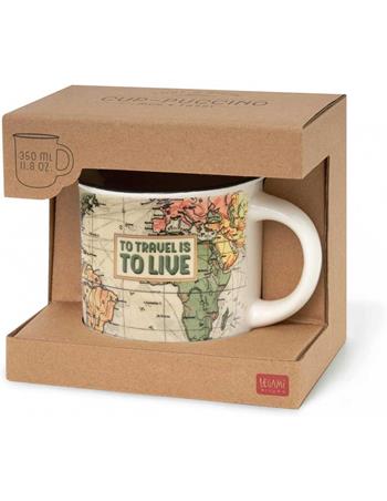 Tazza in porcellana Legami, Cup-Puccino - Travel  	Legami 2023 | Libraccio.it