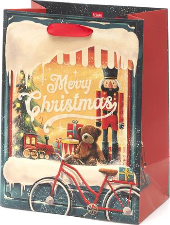 Sacchetto regalo - Medium - Xmas Window  Legami 2020 | Libraccio.it