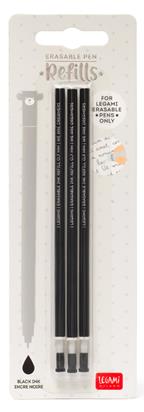 Refill penne cancellabili 3 pezzi - Black Legami 2023