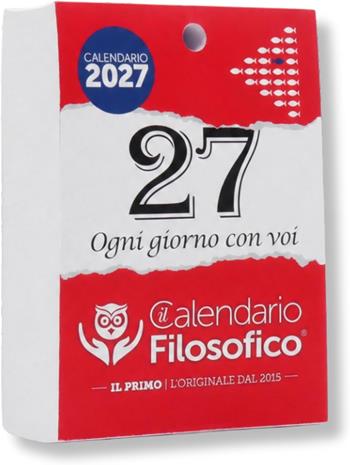 Ricarica Calendario Filosofico 2027 Formato 10X14 Cm  InTempo 2026 | Libraccio.it