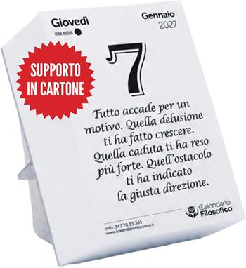 Calendario Filosofico 2027- Piccolo A7 Formato 7,5X10,5 Con Alette  InTempo 2026 | Libraccio.it