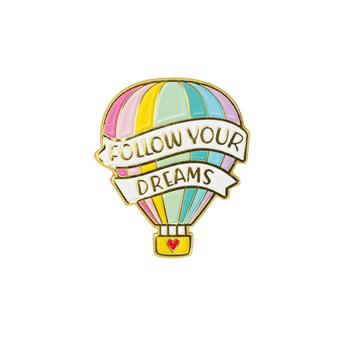 Spilla in metallo smaltata. Pin Your Style! - Enamel Metal Pin - Air Balloon  Legami 2023 | Libraccio.it