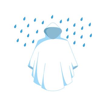 Poncho antipioggia usa e getta con cappuccio - Kid'S Size  Legami 2023 | Libraccio.it