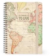 Spiral Notebook - Large - Travel