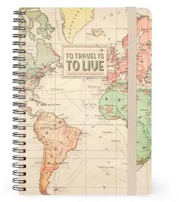 Spiral Notebook - Large - Travel  Legami 2024 | Libraccio.it