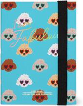 Agenda settimanale Mini Legami 12 Mesi - 2025 - Mini Photo Weekly Diary - Sky Blue Dogs