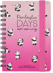 Agenda settimanale spiralata Legami 12 Mesi - 2025 - Small Weekly Spiral Bound Diary - Panda