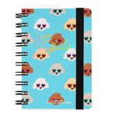 Agenda giornaliera spiralata Legami 12 Mesi - 2025 - Small Daily Spiral Bound Diary - Sky Blue Dogs