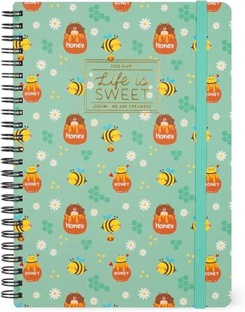Agenda settimanale spiralata Legami 12 Mesi - 2025 - Large Weekly Spiral Bound Diary - Bee  Legami 2024 | Libraccio.it