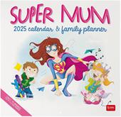 Calendario da Muro 2025 Legami - Super Mum - 30 x 29