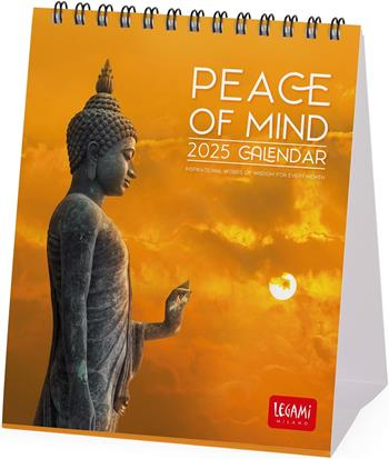Calendario da Tavolo 2025 Legami - Peace Ofmind - 12 x 14,5  Legami 2024 | Libraccio.it