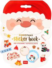 Libro di Adesivi Natalizi 150+ pezzi - Babbo Natale Santa Claus - Legami