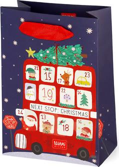 Borsa Regalo Piccola - Autobus di Natale  Legami 2025 | Libraccio.it