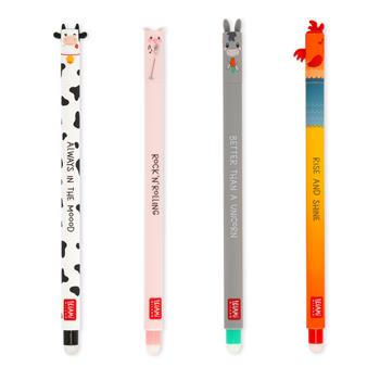 Set 4 penne gel cancellabili Legami - Farm Sweet Farm  Legami 2025 | Libraccio.it