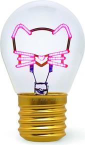 Bulb Fiction - Lightbulb-Shaped Table Lamp - Kitty
