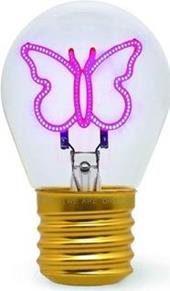Bulb Fiction - Lightbulb-Shaped Table Lamp - Butterfly