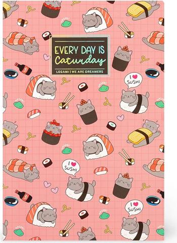 Quaderno a Righe Medium - Sushi Cat  Legami 2025 | Libraccio.it