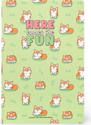 Quaderno a Pagine Bianche Medium - Corgi  Legami 2025 | Libraccio.it