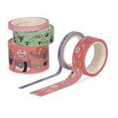 Set 5 nastri adesivi Legami - Kitty