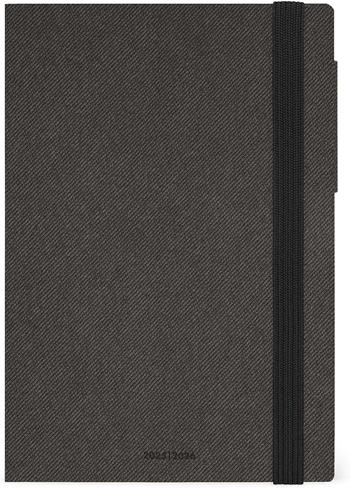 Agenda settimanale Legami 2025 -2026, 16 mesi - Medium weekly Diary - deep graphite  Legami 2025 | Libraccio.it