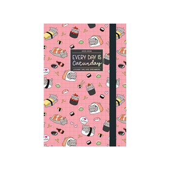 Agenda giornaliera Legami 2025 -2026, 16 mesi - Medium photo Daily Diary - sushi cats  Legami 2025 | Libraccio.it