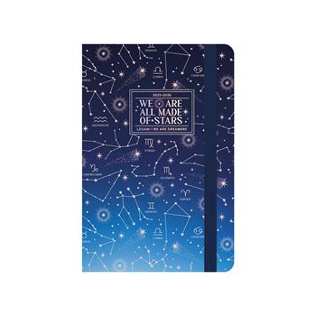 Agenda settimanale Legami 2025 -2026, 16 mesi - Small photo weekly Diary with notebook - stars  Legami 2025 | Libraccio.it