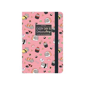 Agenda settimanale Legami 2025 -2026, 16 mesi - Medium photo weekly Diary - sushi cat  Legami 2025 | Libraccio.it