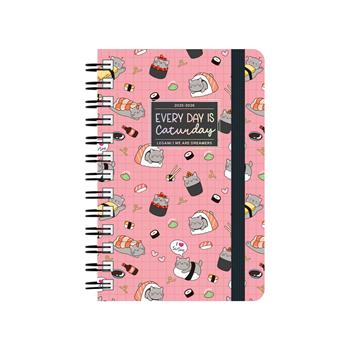 Agenda settimanale Legami 2025 -2026, 16 mesi - large weekly spiral bound Diary - sushi cat  Legami 2025 | Libraccio.it