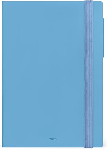 Agenda Legami 12 mesi, 2026, settimanale, Medium Weekly Diary With Notebook - Retro Blue  Legami 2025 | Libraccio.it