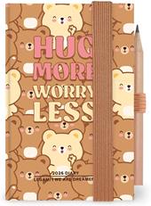 Agenda Legami 12 mesi, 2026, bigiornaliera, Mini 2-Day Diary - Teddy Bear