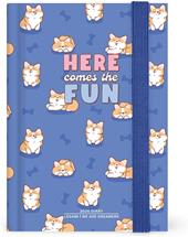 Agenda Legami 12 mesi, 2026, giornaliera, Small Photo Daily Diary - Blue Corgi
