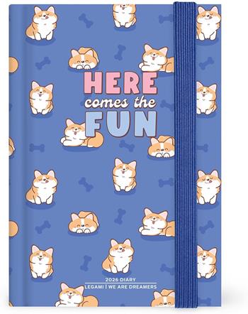 Agenda Legami 12 mesi, 2026, giornaliera, Small Photo Daily Diary - Blue Corgi  Legami 2025 | Libraccio.it