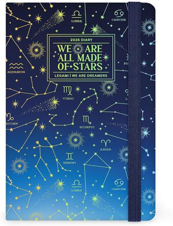Agenda Legami 12 mesi, 2026, settimanale, Medium Photo Weekly Diary - Stars  Legami 2025 | Libraccio.it
