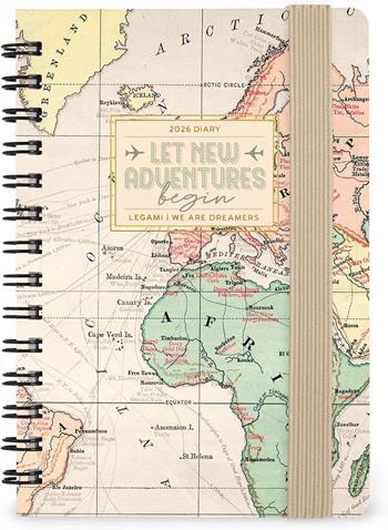Agenda Legami 12 mesi, 2026, settimanale, Small Weekly Spiral Bound - Travel  Legami 2025 | Libraccio.it
