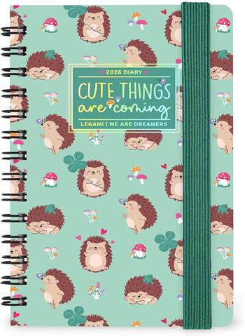 Agenda Legami 12 mesi, 2026, settimanale, Small Weekly Spiral Bound - Hedgehog  Legami 2025 | Libraccio.it
