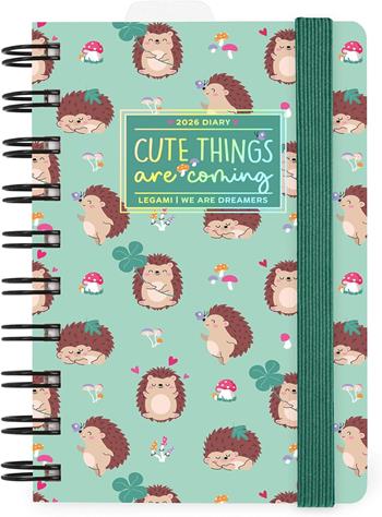 Agenda Legami 12 mesi, 2026, giornaliera, Small Daily Spiral Bound - Hedgehog  Legami 2025 | Libraccio.it