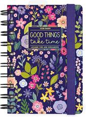Agenda Legami 12 mesi, 2026, giornaliera, Small Daily Spiral Bound - Flowers