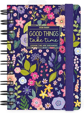 Agenda Legami 12 mesi, 2026, giornaliera, Small Daily Spiral Bound - Flowers  Legami 2025 | Libraccio.it