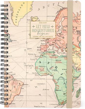 Agenda Legami 12 mesi, 2026, settimanale, Large Weekly Spiral Bound - Travel  Legami 2025 | Libraccio.it