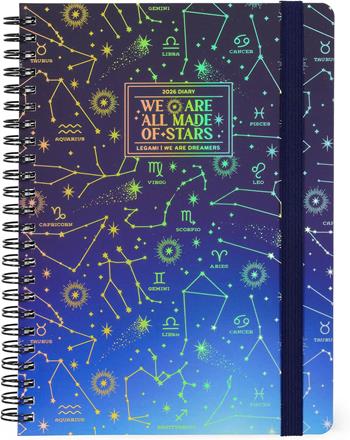 Agenda Legami 12 mesi, 2026, settimanale, Large Weekly Spiral Bound - Stars  Legami 2025 | Libraccio.it