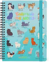 Agenda Legami 12 mesi, 2026, settimanale, Large Weekly Spiral Bound - Kitty