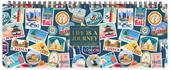 Agenda Legami 12 mesi, 2026, giornaliera, Desk Planner - Travel Stickers
