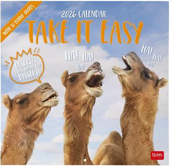 Calendario 2026 da Parete - Take It Easy - 30 x 29 cm  Legami 2025 | Libraccio.it