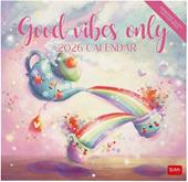 Calendario 2026 da Parete  - Good Vibes Only - 30 x 29 cm