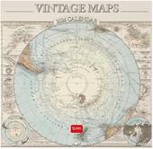 Calendario 2026 da Parete  - Vintage Maps - 30 x 29 cm
