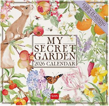 Calendario 2026 da Parete - My Secret Garden - 30 x 29 cm  Legami 2025 | Libraccio.it